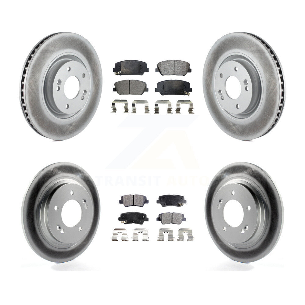 Transit Auto KGT-101186 Disc Brake Kit for 2013-2015 Kia Optima - Front and Rear