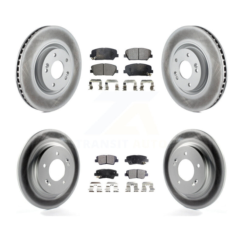 Transit Auto KGT-101186 Disc Brake Kit for 2013-2015 Kia Optima - Front and Rear