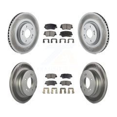 Transit Auto KGT-101187 Disc Brake Kit for 2012-2017 Hyundai Azera - Front and Rear