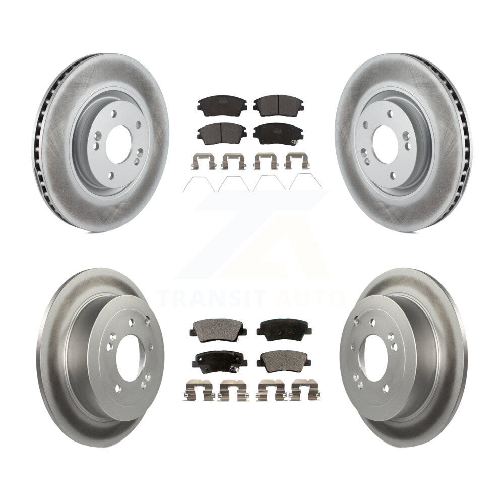 Transit Auto KGT-101189 Disc Brake Kit for 2017-2022 Kia Sportage - Front and Rear