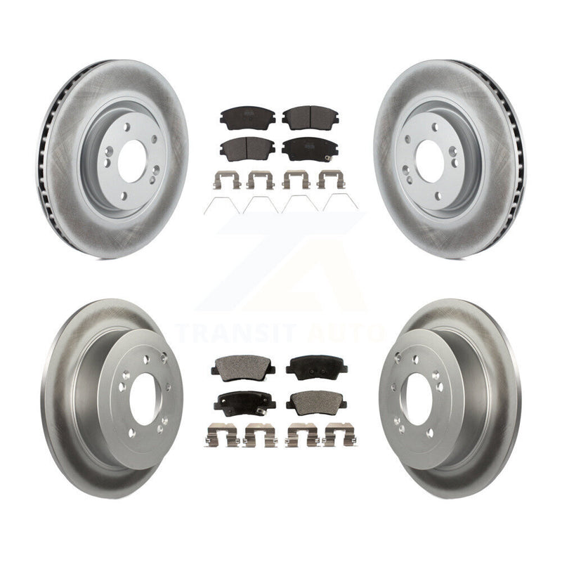 Transit Auto KGT-101189 Disc Brake Kit for 2017-2022 Kia Sportage - Front and Rear
