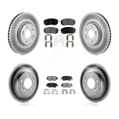 Transit Auto KGT-101190 Disc Brake Kit for 2016 Hyundai Sonata - Front and Rear