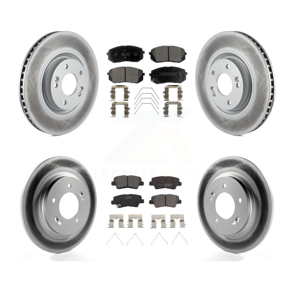 Transit Auto KGT-101191 Disc Brake Kit for 2016-2019 Kia Optima - Front and Rear