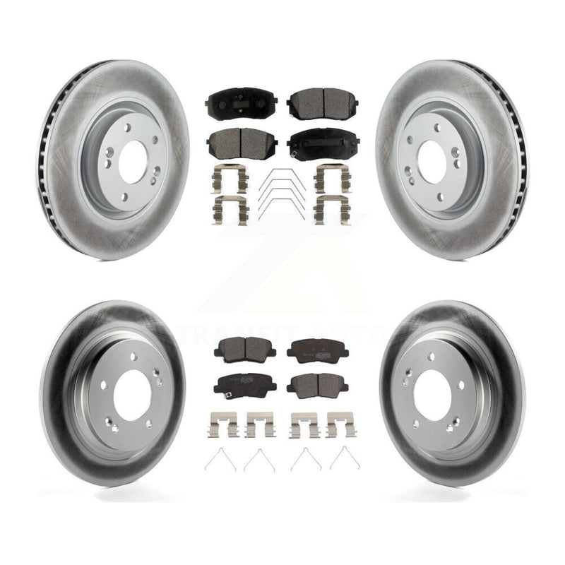 Transit Auto KGT-101191 Disc Brake Kit for 2016-2019 Kia Optima - Front and Rear
