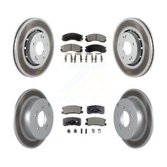 Transit Auto KGT-101195 Disc Brake Kit for 2009-2015 Mitsubishi Lancer - Front and Rear