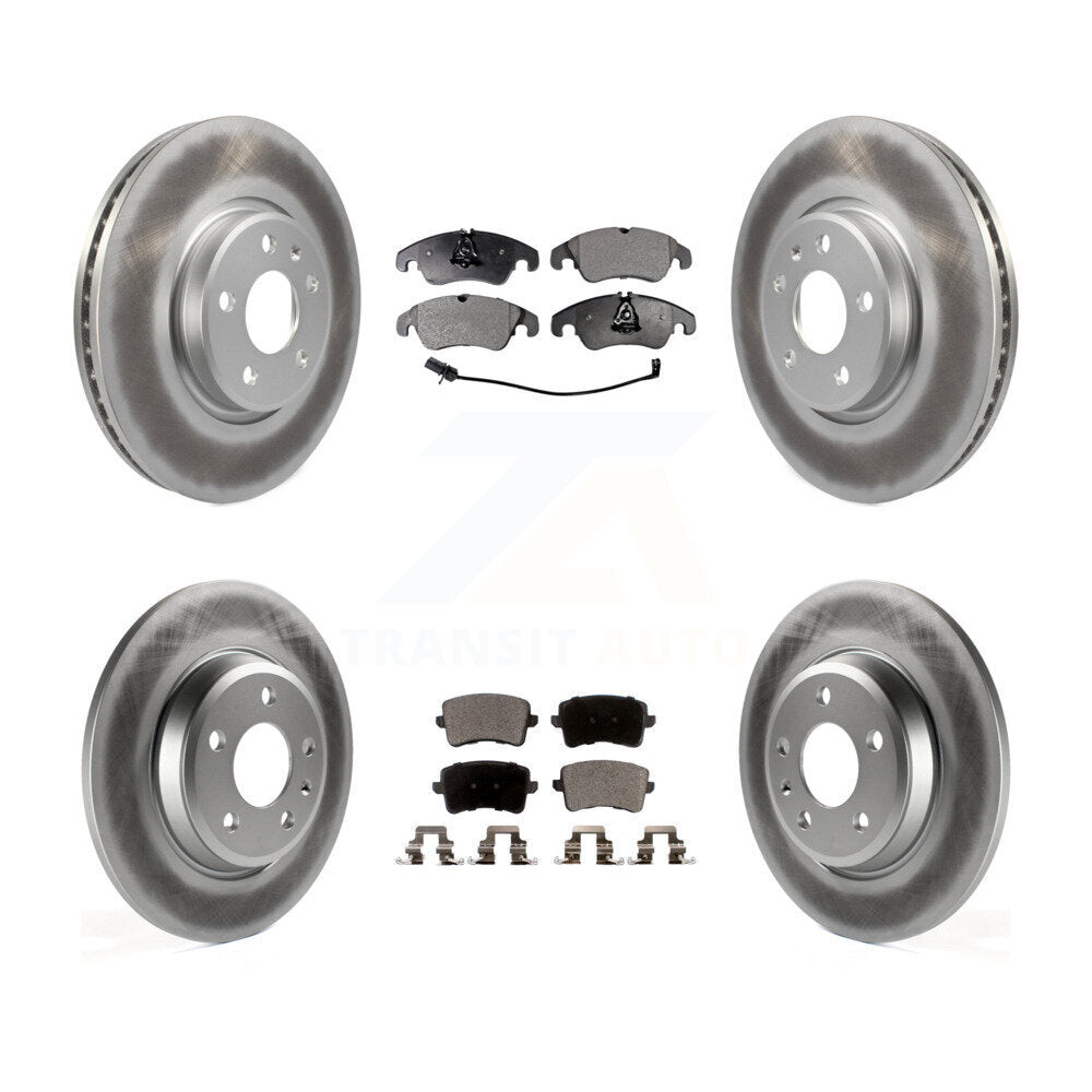 Transit Auto KGT-101198 Disc Brake Kit for 2011-2017 Audi A4 Quattro, Audi A5 and More - Front and Rear