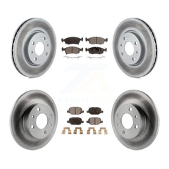 Transit Auto KGT-101201 Disc Brake Kit for 2012-2017 Fiat 500 - Front and Rear