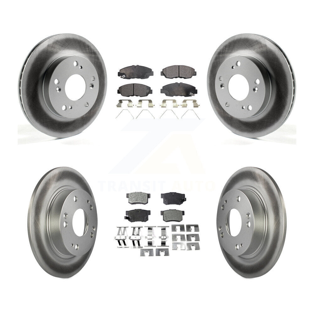 Transit Auto KGT-101202 Disc Brake Kit for 2012-2014 Honda Civic - Front and Rear