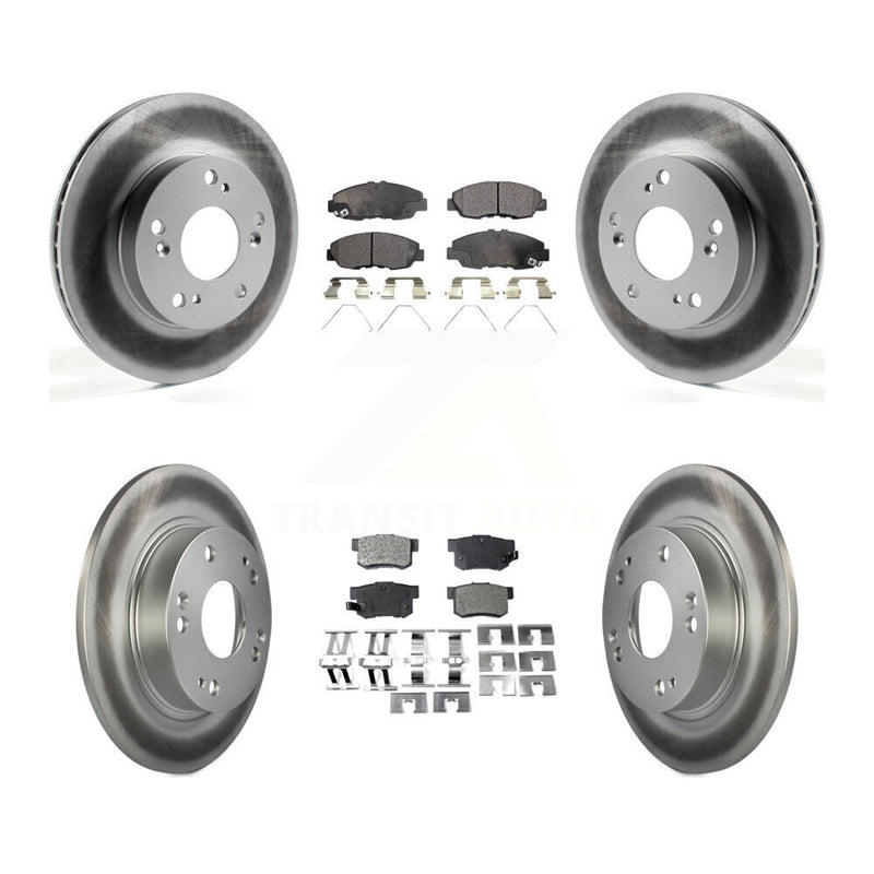 Transit Auto KGT-101202 Disc Brake Kit for 2012-2014 Honda Civic - Front and Rear