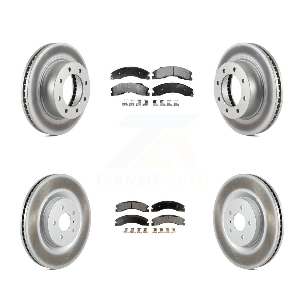 Transit Auto KGT-101204 Disc Brake Kit for 2012-2021 Nissan NV1500, Nissan NV2500, Nissan NV3500 - Front and Rear