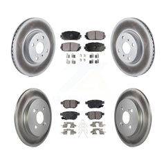 Transit Auto KGT-101206 Disc Brake Kit for 2012-2018 Toyota Yaris - Front and Rear