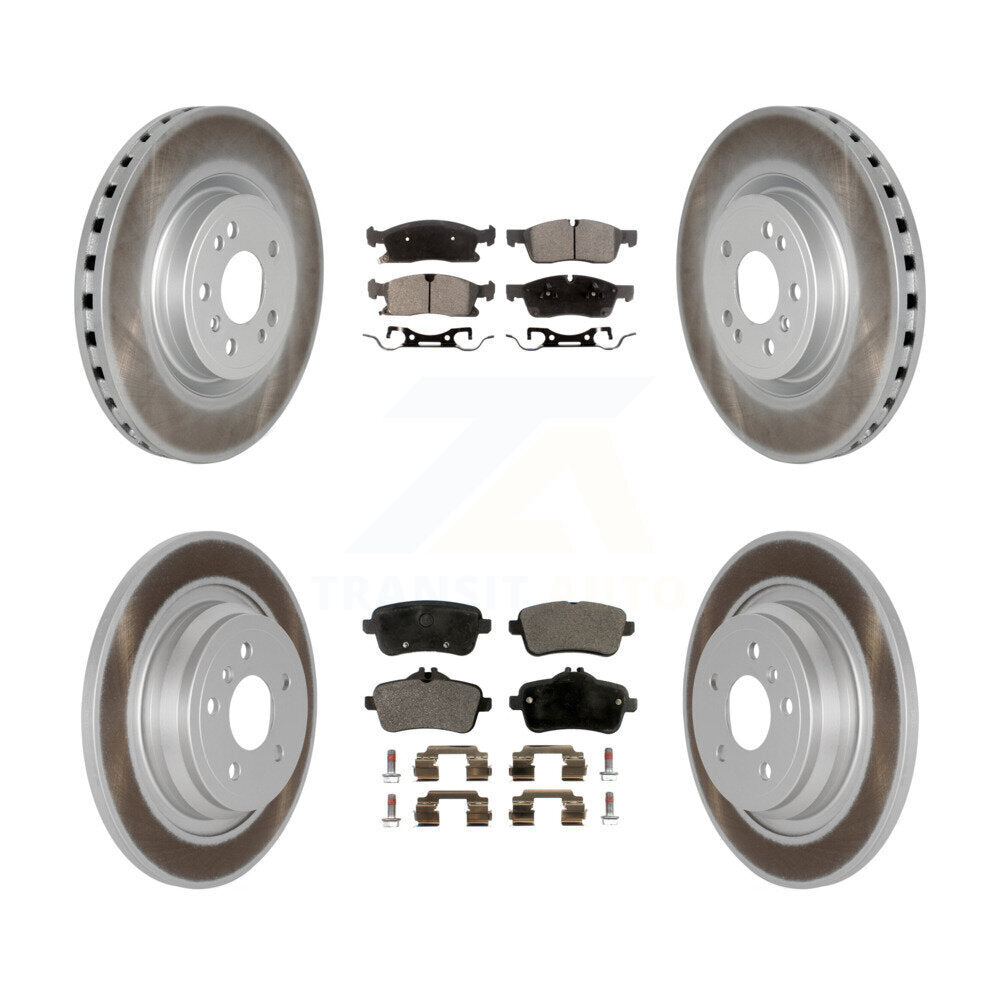 Transit Auto KGT-101207 Disc Brake Kit for 2012-2018 Mercedes-Benz GLE300d, Mercedes-Benz GLE350 and More - Front and Rear