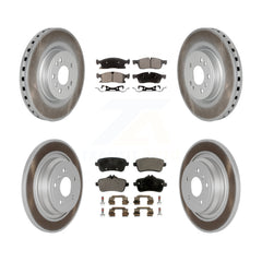 Transit Auto KGT-101207 Disc Brake Kit for 2012-2018 Mercedes-Benz GLE300d, Mercedes-Benz GLE350 and More - Front and Rear