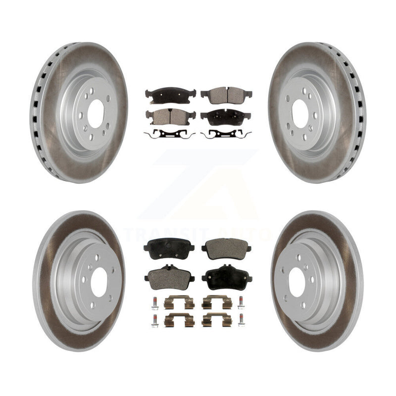 Transit Auto KGT-101207 Disc Brake Kit for 2012-2018 Mercedes-Benz GLE300d, Mercedes-Benz GLE350 and More - Front and Rear
