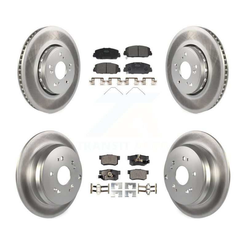 Transit Auto KGT-101214 Disc Brake Kit for 2013-2018 Acura RDX - Front and Rear