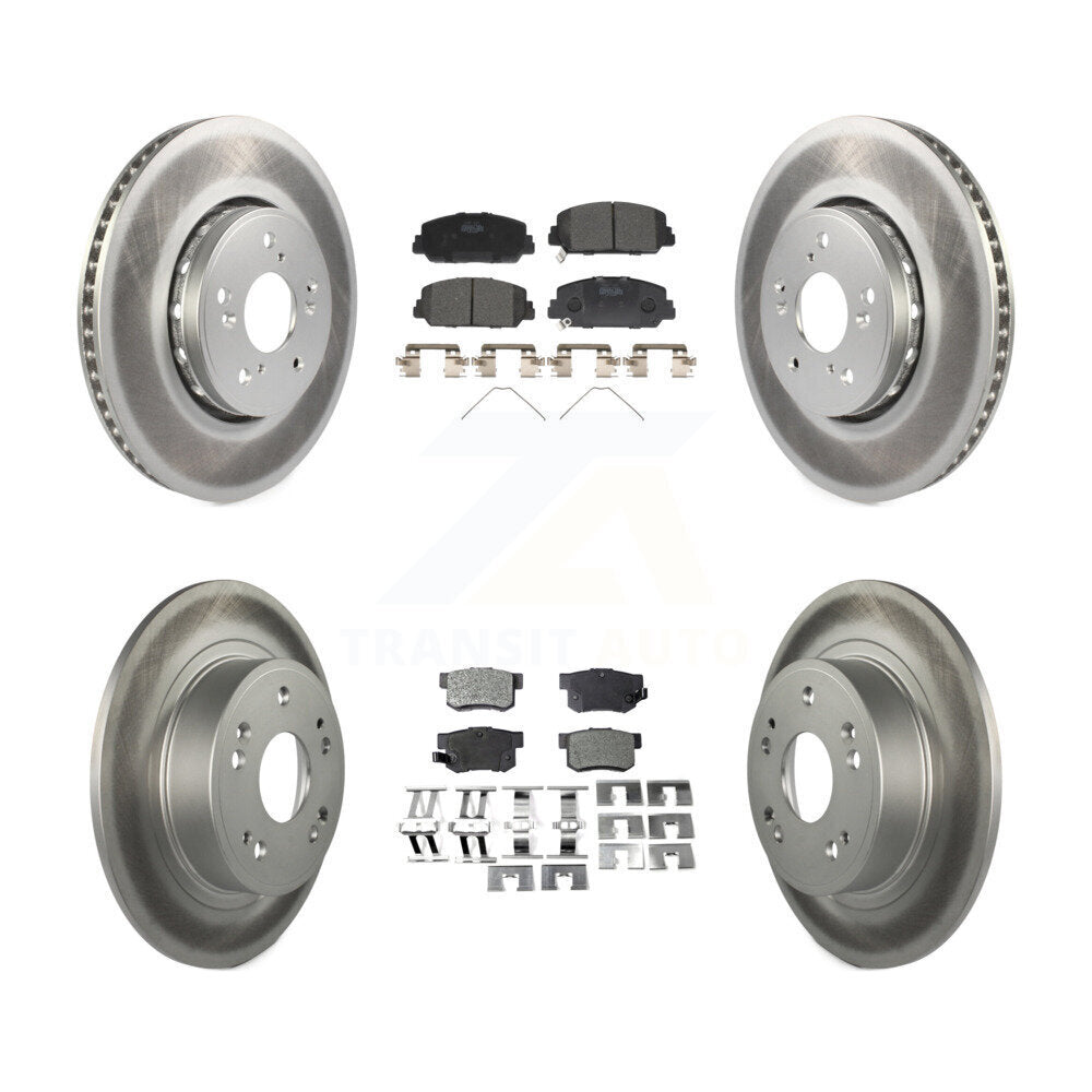 Transit Auto KGT-101215 Disc Brake Kit for 2016 Acura ILX - Front and Rear