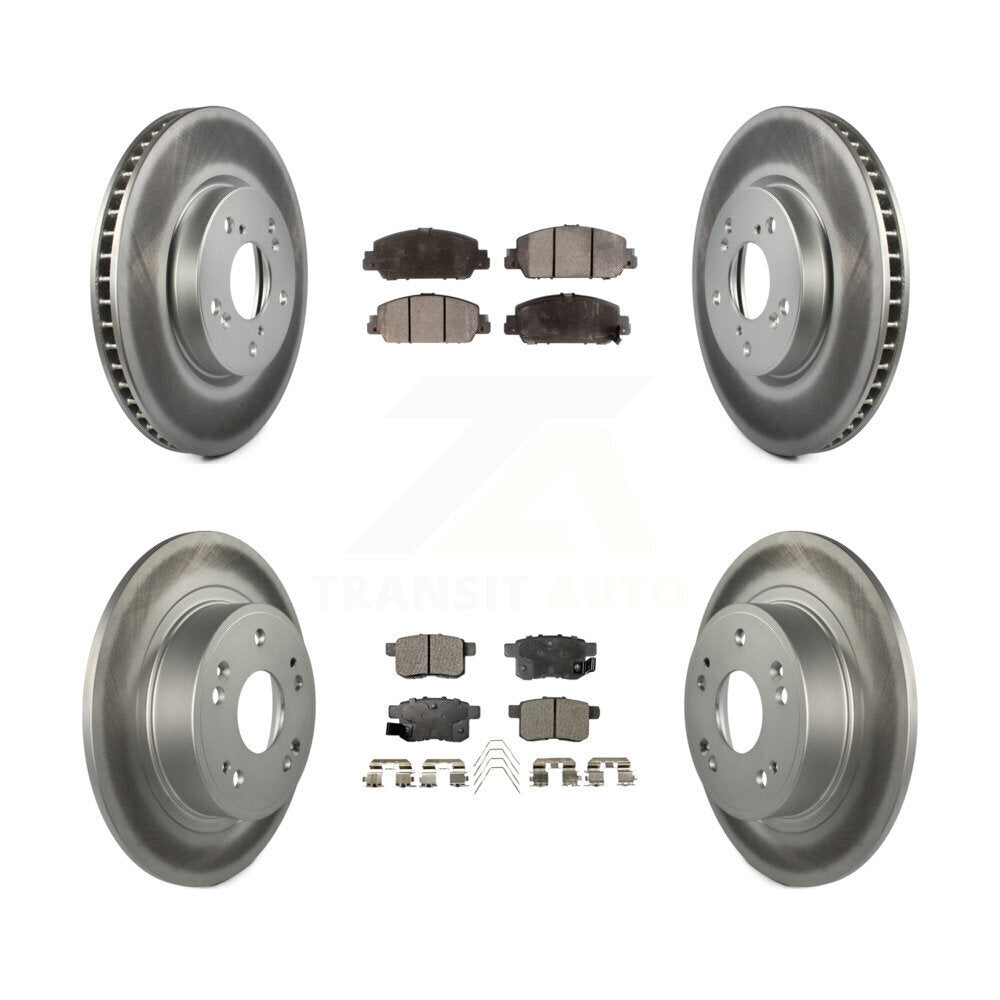 Transit Auto KGT-101216 Disc Brake Kit for 2013-2017 Honda Accord - Front and Rear