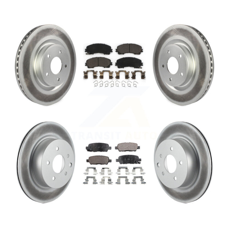 Transit Auto KGT-101225 Disc Brake Kit for 2016-2017 INFINITI QX50 - Front and Rear