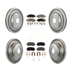 Transit Auto KGT-101227 Disc Brake Kit for 2014-2016 Acura MDX - Front and Rear