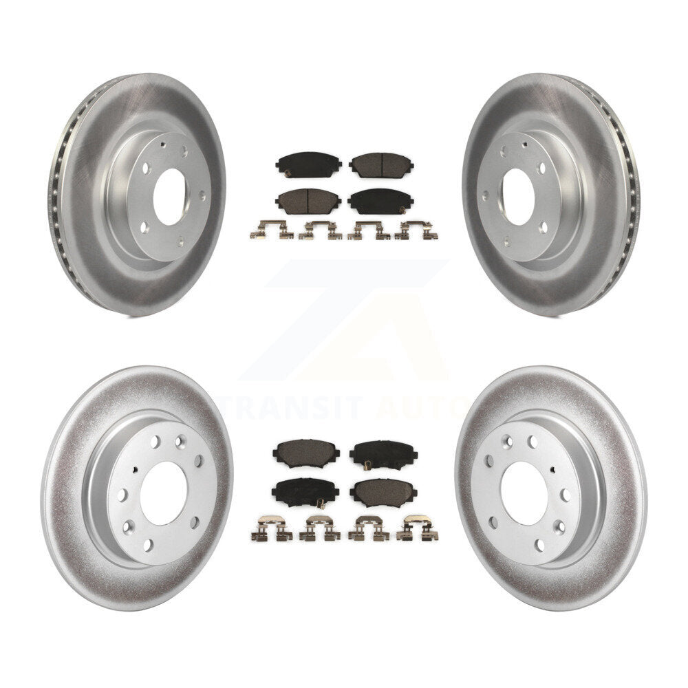 Transit Auto KGT-101232 Disc Brake Kit for 2014-2018 Mazda 3, Mazda 3 Sport - Front and Rear