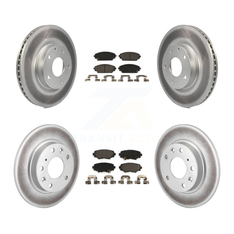 Transit Auto KGT-101232 Disc Brake Kit for 2014-2018 Mazda 3, Mazda 3 Sport - Front and Rear