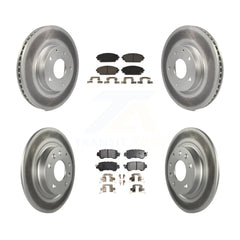 Transit Auto KGT-101233 Disc Brake Kit for 2016-2018 Mazda CX-3 - Front and Rear