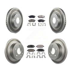 Transit Auto KGT-101235 Disc Brake Kit for 2013-2019 Nissan Sentra - Front and Rear