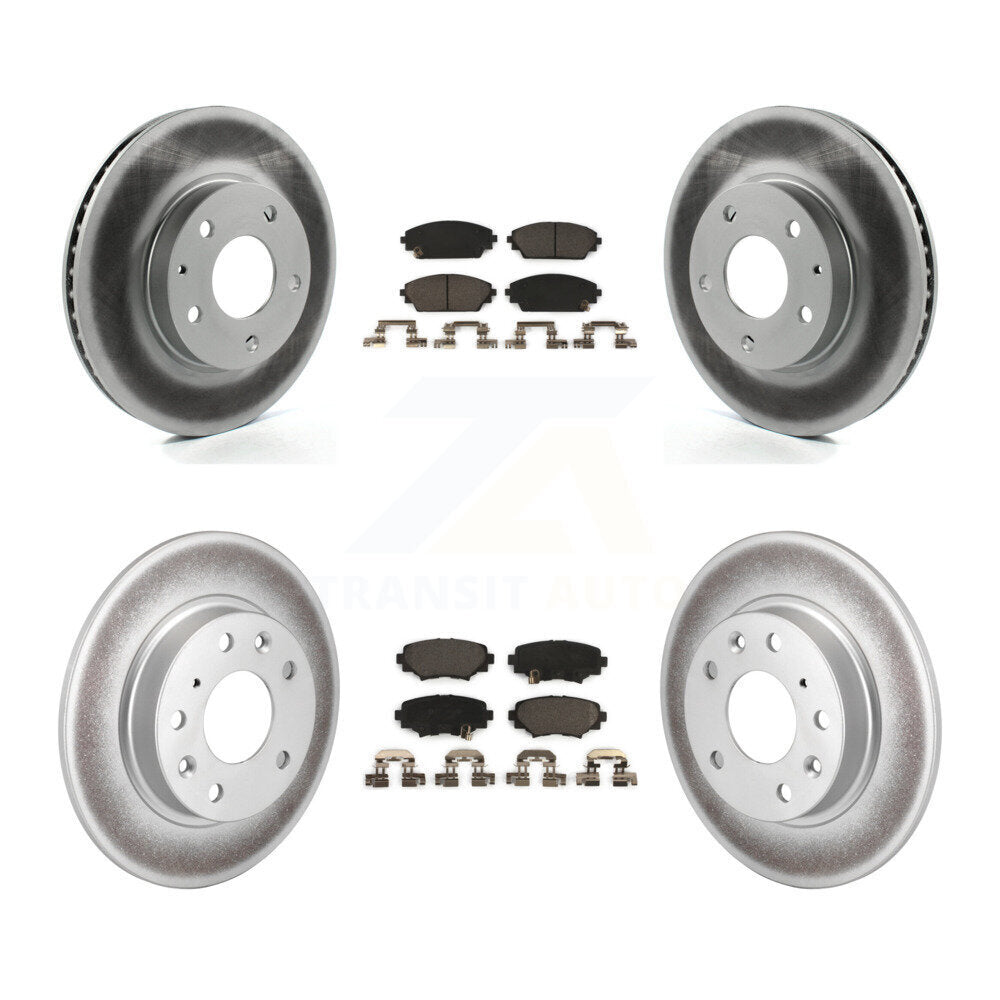 Transit Auto KGT-101236 Disc Brake Kit for 2014-2018 Mazda 3, Mazda 3 Sport - Front and Rear