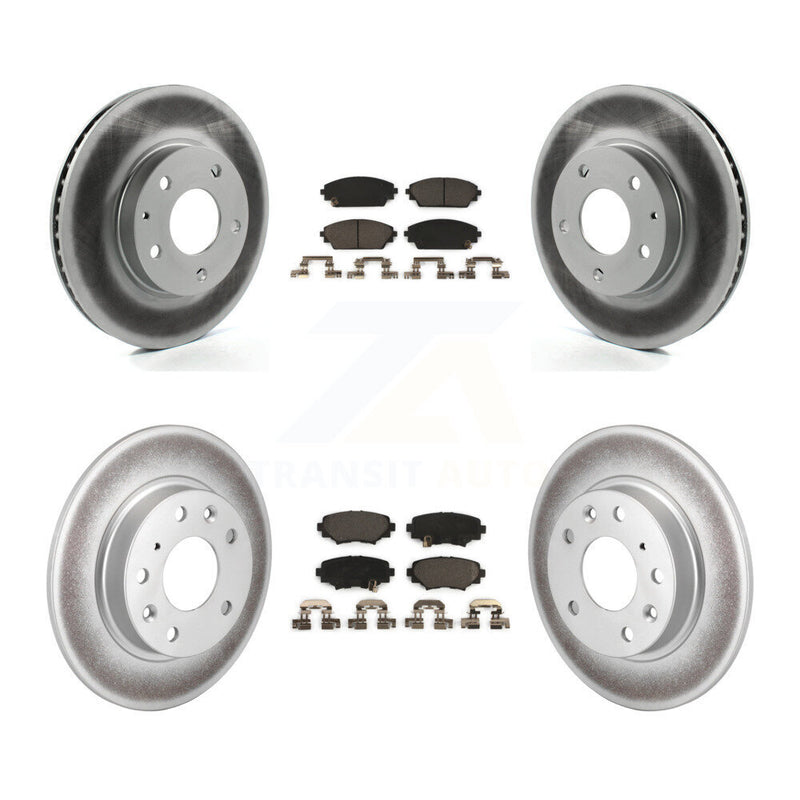 Transit Auto KGT-101236 Disc Brake Kit for 2014-2018 Mazda 3, Mazda 3 Sport - Front and Rear