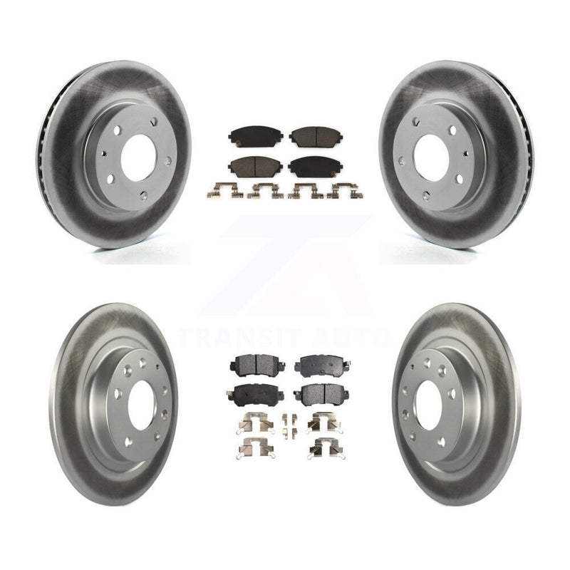 Transit Auto KGT-101237 Disc Brake Kit for 2016-2018 Mazda CX-3 - Front and Rear