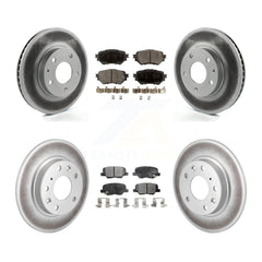 Transit Auto KGT-101238 Disc Brake Kit for 2014-2018 Mazda 3, Mazda 3 Sport - Front and Rear