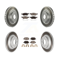 Transit Auto KGT-101239 Disc Brake Kit for 2013-2019 Fiat 500 - Front and Rear