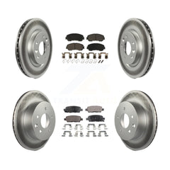 Transit Auto KGT-101242 Disc Brake Kit for 2014-2023 Nissan Rogue, Nissan Rogue Sport, Nissan Qashqai - Front and Rear