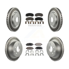 Transit Auto KGT-101245 Disc Brake Kit for 2014-2019 Nissan Rogue - Front and Rear