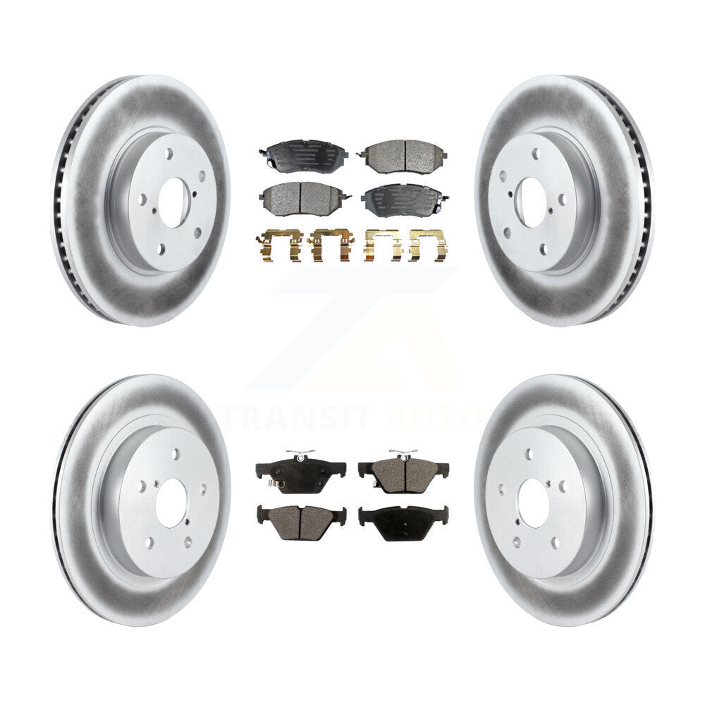 Transit Auto KGT-101249 Disc Brake Kit for 2015 Subaru Legacy - Front and Rear