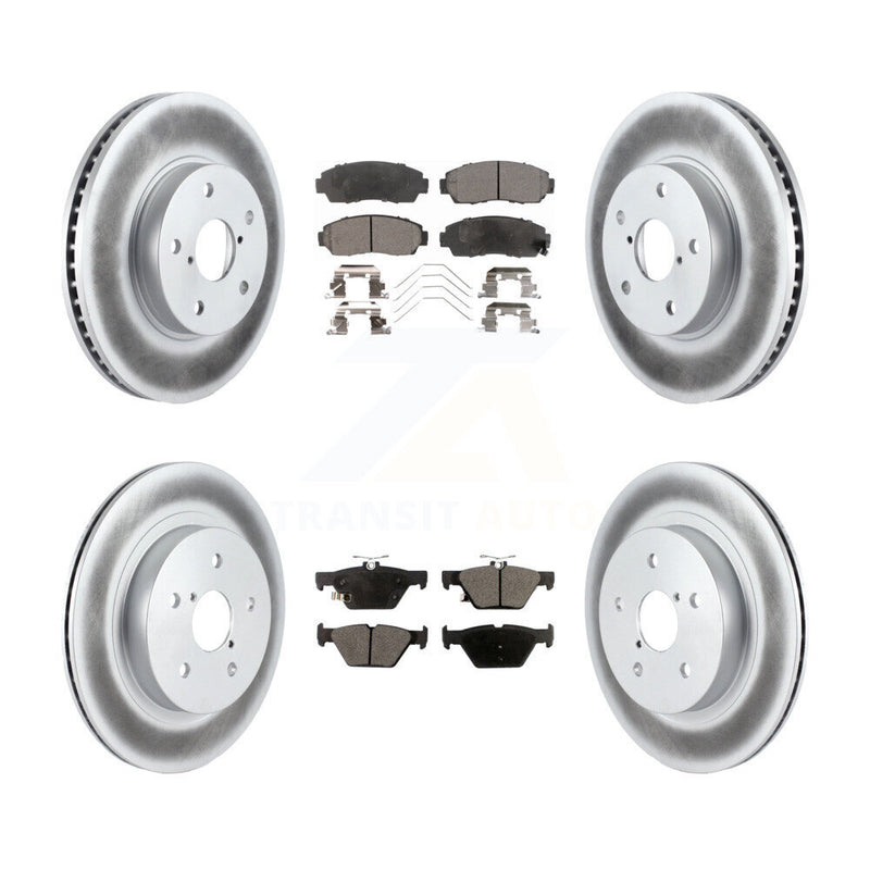 Transit Auto KGT-101250 Disc Brake Kit for 2016-2019 Subaru Legacy - Front and Rear