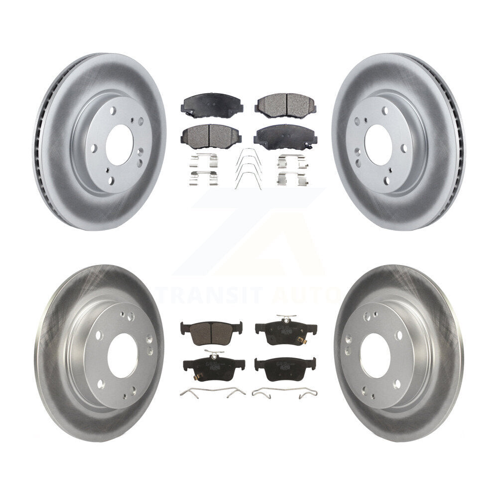 Transit Auto KGT-101255 Disc Brake Kit for 2016-2021 Honda Civic - Front and Rear