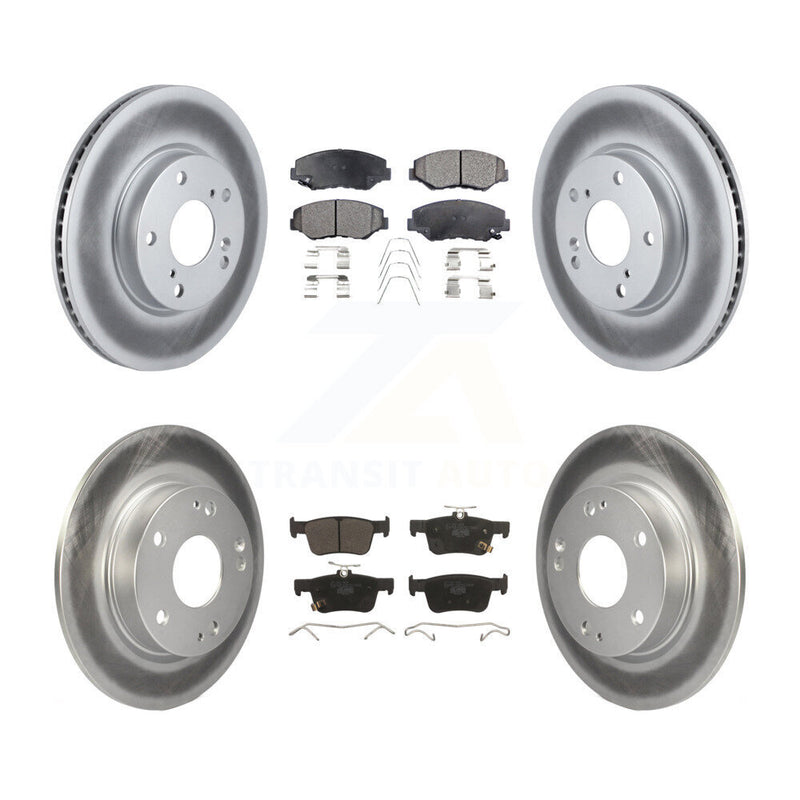 Transit Auto KGT-101255 Disc Brake Kit for 2016-2021 Honda Civic - Front and Rear
