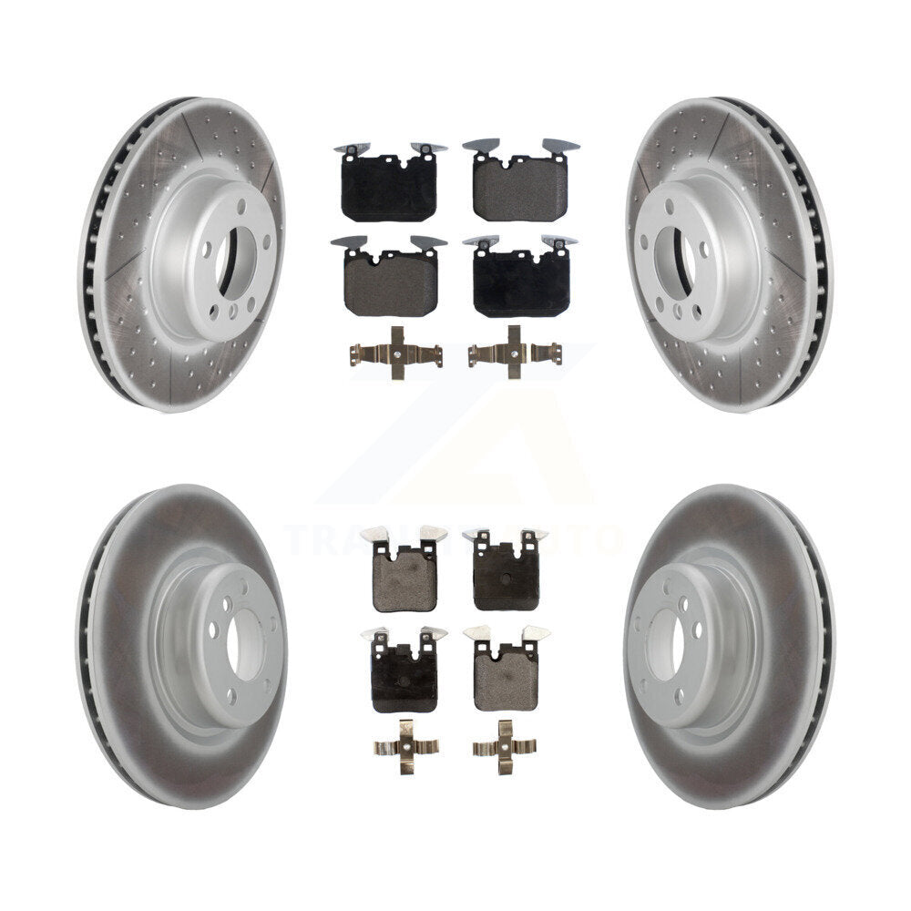 Transit Auto KGT-101273 Disc Brake Kit for 2014-2020 BMW M240i, BMW M240i xDrive and More - Front and Rear