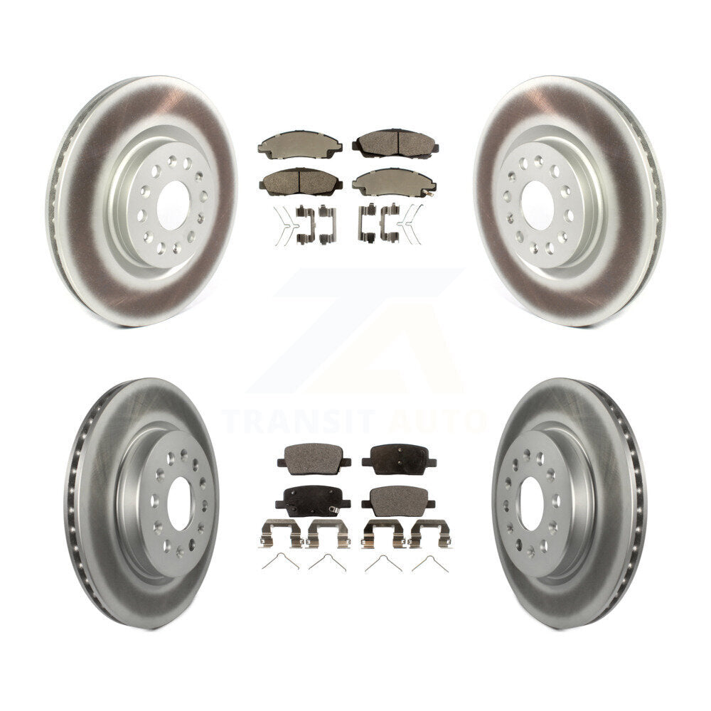 Transit Auto KGT-101277 Disc Brake Kit for 2017-2020 Cadillac XT6, Buick Enclave, Cadillac XT5 - Front and Rear
