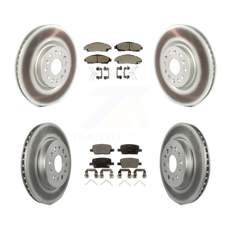 Transit Auto KGT-101277 Disc Brake Kit for 2017-2020 Cadillac XT6, Buick Enclave, Cadillac XT5 - Front and Rear