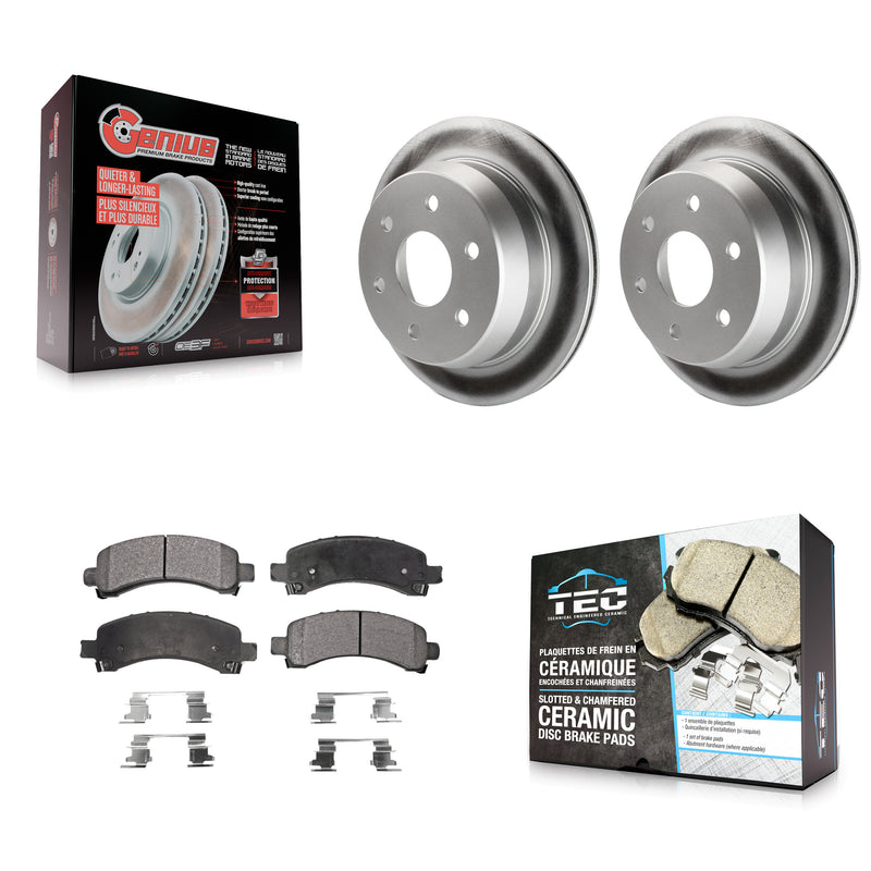 Transit Auto KGT-101282 Disc Brake Kit for 2002 Chevrolet Avalanche 1500, Chevrolet Suburban 1500 - Rear