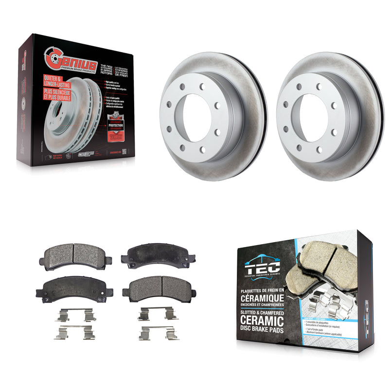 Transit Auto KGT-101286 Disc Brake Kit for 2003-2014 Chevrolet Express 3500, GMC Savana 3500 and More - Rear