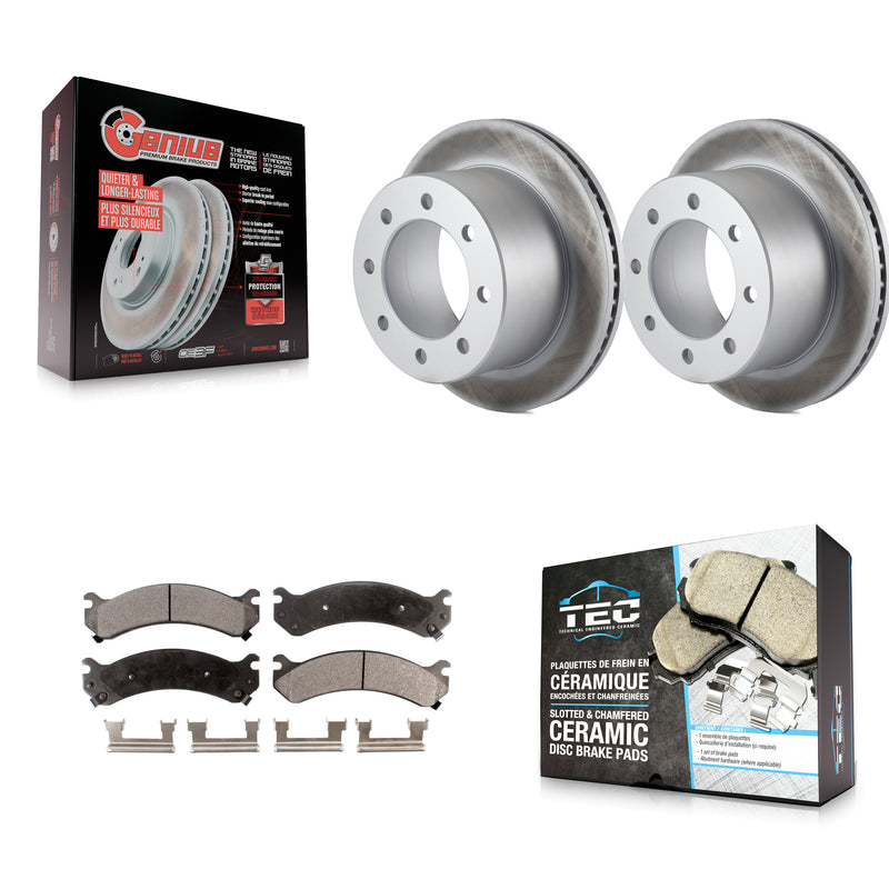 Transit Auto KGT-101291 Disc Brake Kit for 2001-2010 Chevrolet Silverado 3500 Classic, Chevrolet Silverado 3500 HD and More - Rear