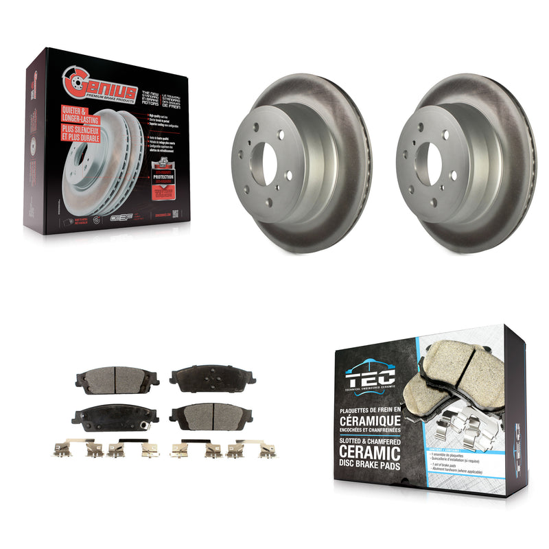 Transit Auto KGT-101311 Disc Brake Kit for 2014-2020 Chevrolet Suburban, Chevrolet Silverado 1500 and More - Rear
