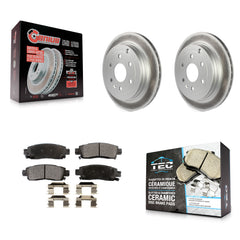 Transit Auto KGT-101313 Disc Brake Kit for 2007-2017 GMC Acadia Limited, Chevrolet Traverse and More - Rear