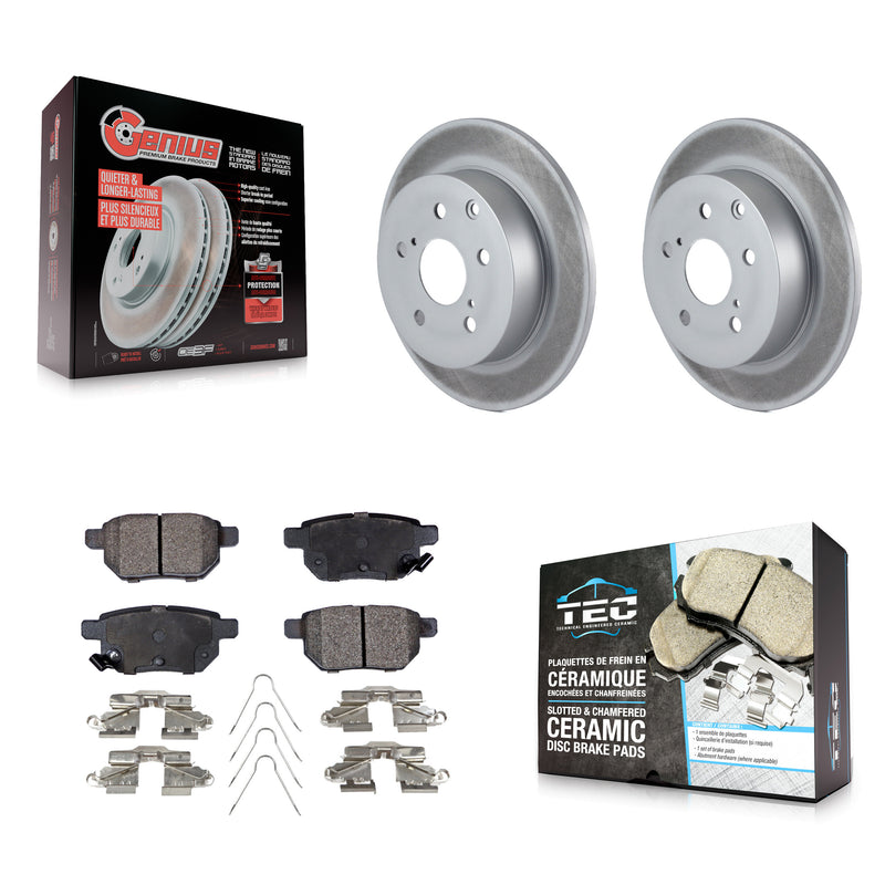 Transit Auto KGT-101317 Disc Brake Kit for 2010 Toyota Matrix - Rear