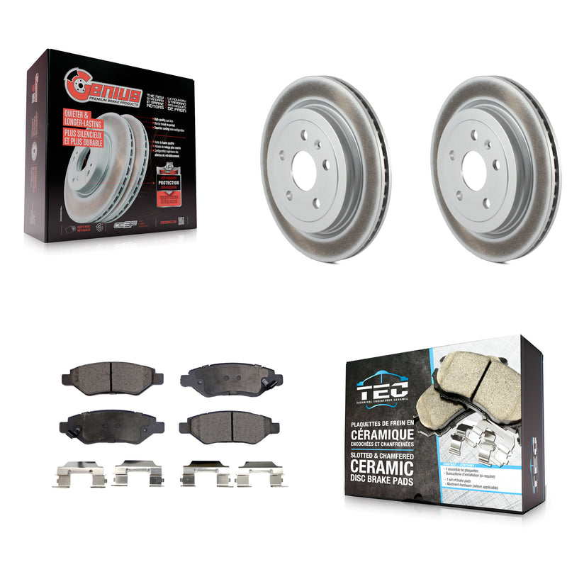Transit Auto KGT-101319 Disc Brake Kit for 2008-2015 Cadillac CTS, Chevrolet Camaro - Rear