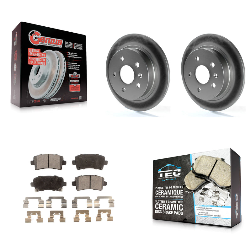 Transit Auto KGT-101327 Disc Brake Kit for 2011-2017 Chevrolet Malibu Limited, Chevrolet Malibu and More - Rear