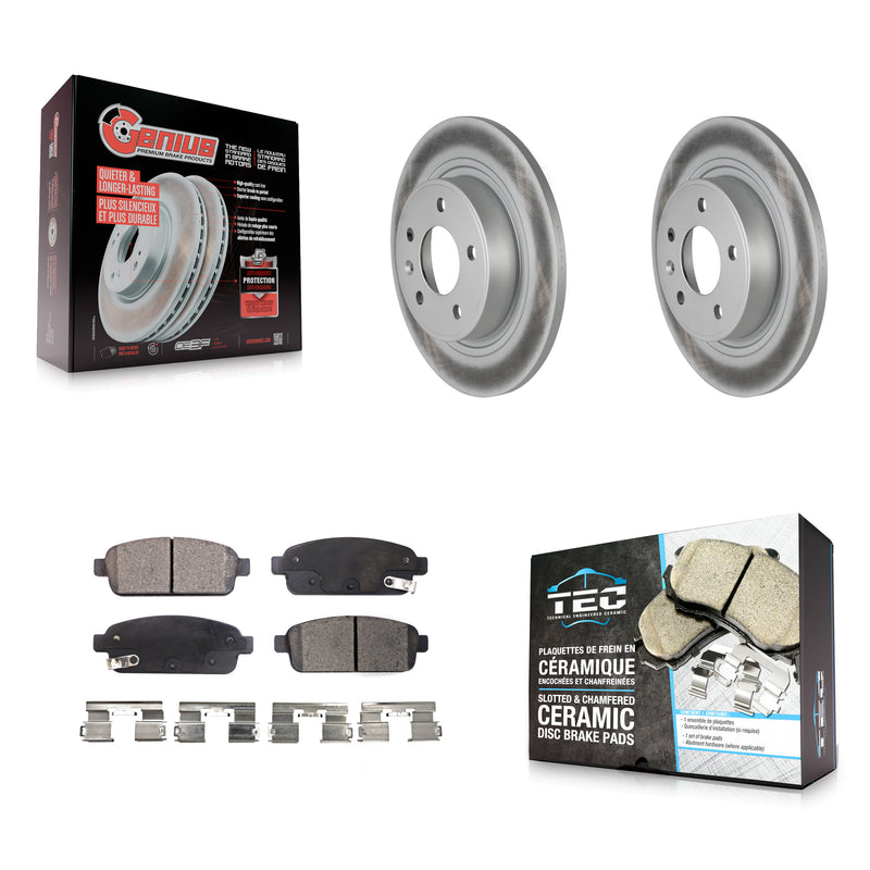 Transit Auto KGT-101332 Disc Brake Kit for 2011-2019 Buick Cascada, Cadillac ELR and More - Rear